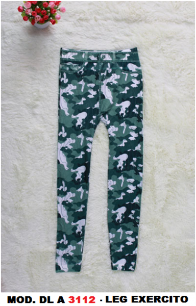 CALÇA LEG STAMPA EXERCITO - 3112