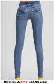 CALÇA LEG STAMPA JEANS LISO  - 3110